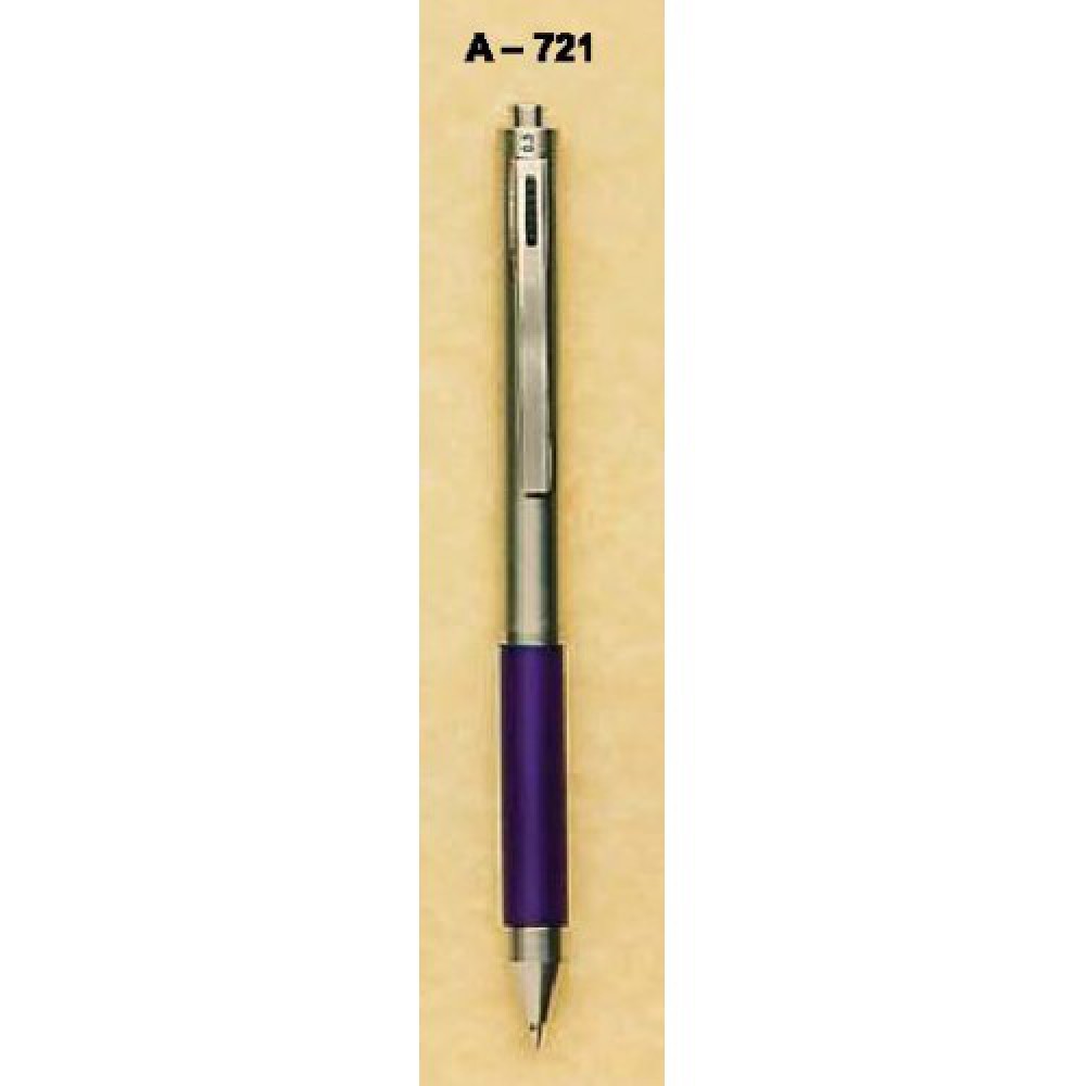 Ручка 4х1 А721(син.,чорн.,черв.кульк + олів.)(АЕ)